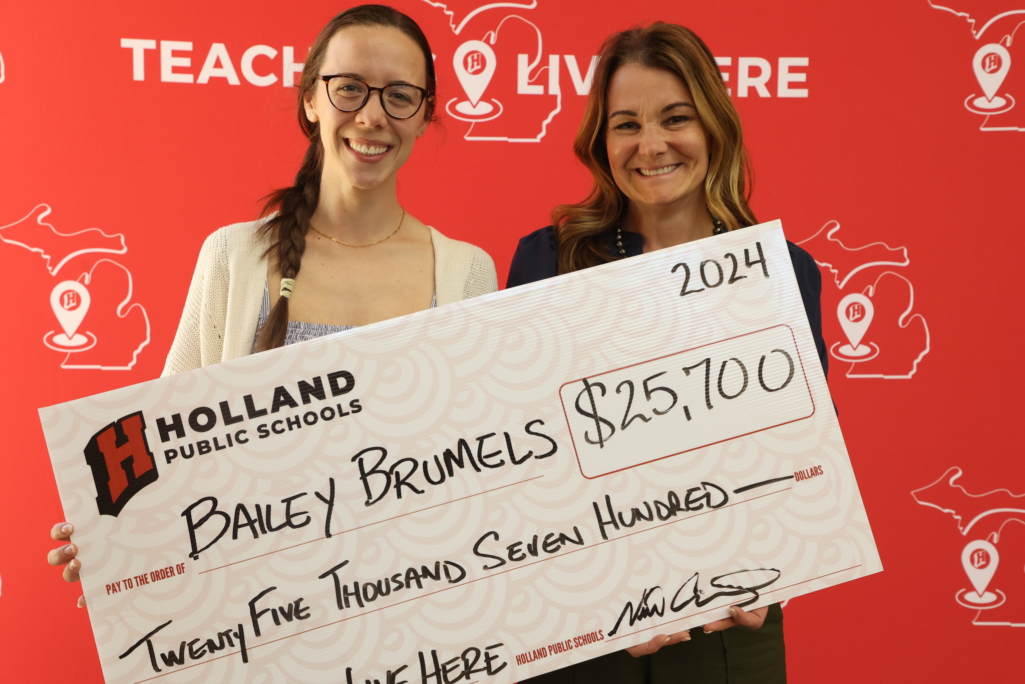 Brumels with Kate Bolt, Ex Director of Holland Educational Foundation